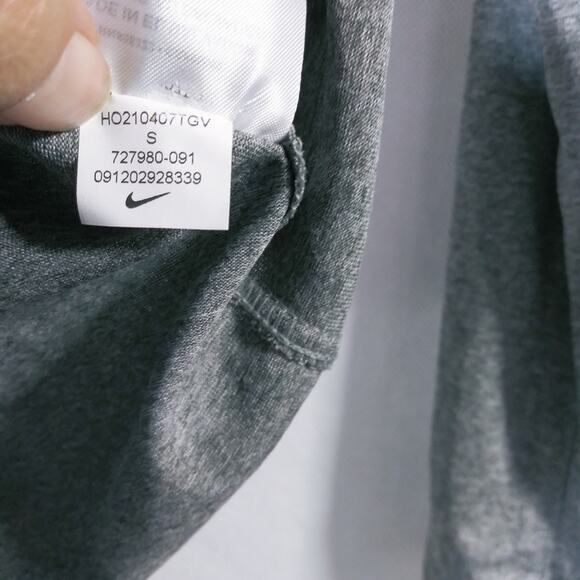 Nike Legend Long Sleeve Poly Top Gray Class 101 Print Size S - Picture 4 of 6